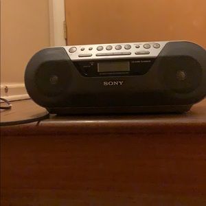 Radio with built in cassette player and CD Player